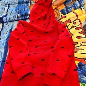 Red/black Nike hoodie